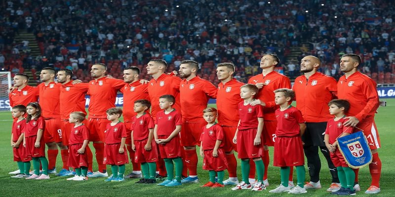 Lực lượng ra sân dự kiến serbia vs anh